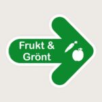 Golvpil grön Frukt & Grönt höger