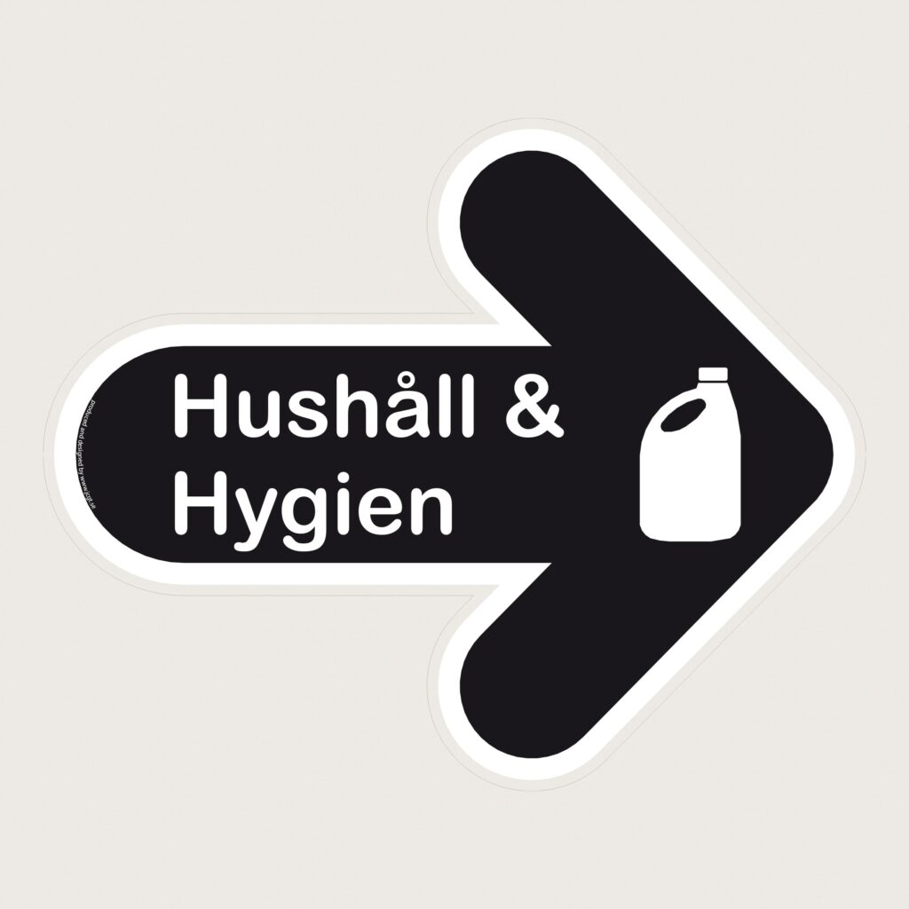 Golvpil svart Hushåll & Hygien höger