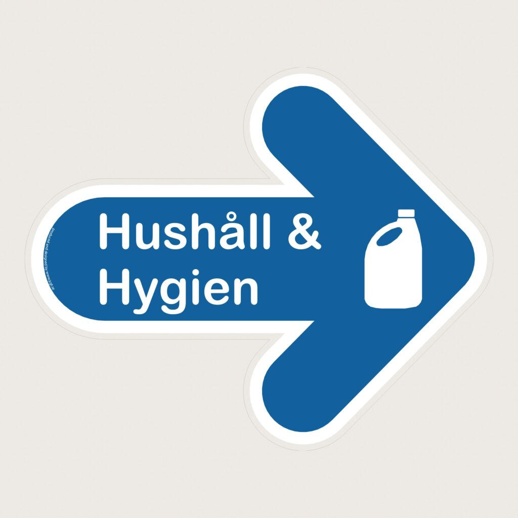 Golvpil blå Hushåll & Hygien höger