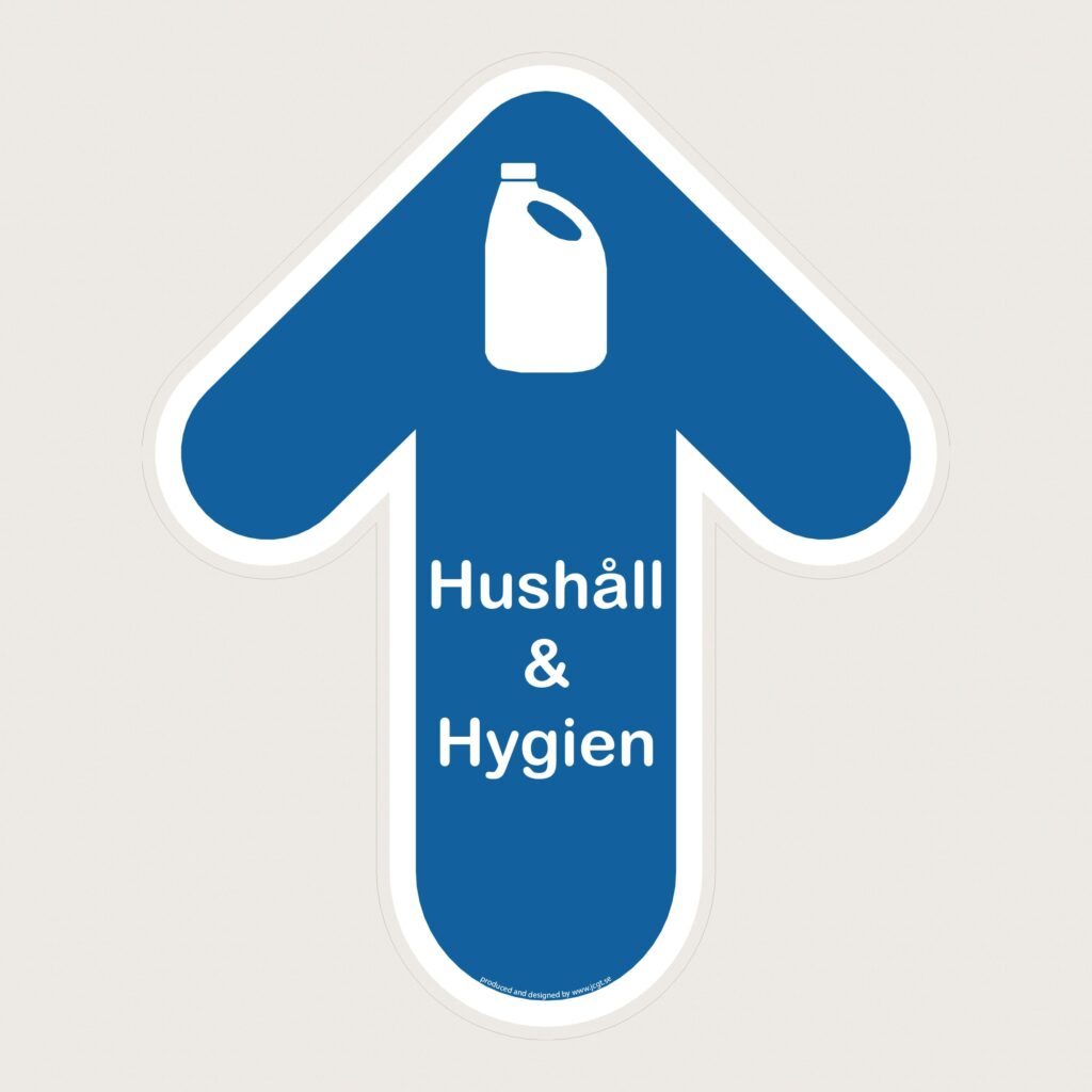 Golvpil blå Hushåll & Hygien uppåt