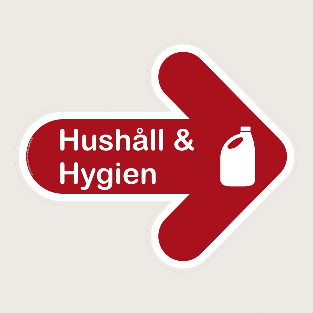 Golvpil röd Hushåll & Hygien höger