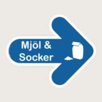 Golvpil blå Mjöl och socker höger