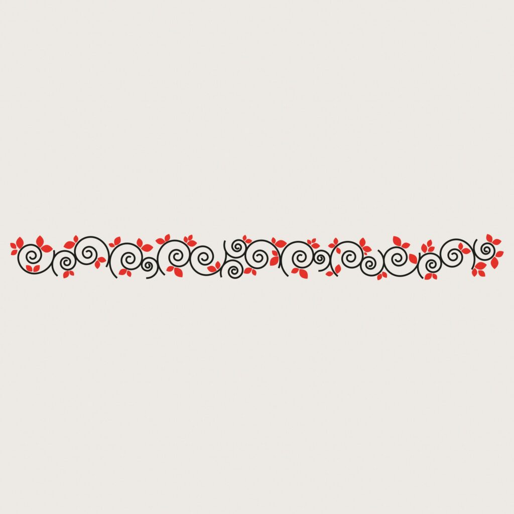 Kontrastmarkering Glasparti Blommigt mönster