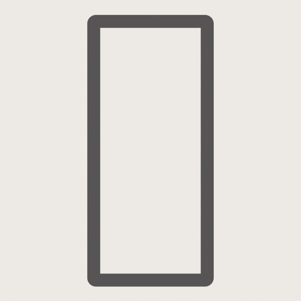 Kontrastmarkering för Porttelefon grå färg