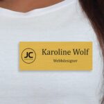 Namnskylt mässingsskylt