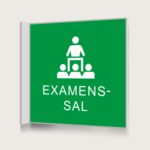 Flaggskylt Examensal Grön 150 x 150 mm