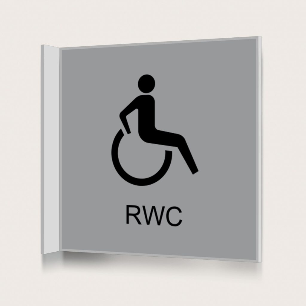 Flaggskylt RWC Silver 150 x 150 mm