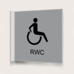 Flaggskylt RWC Silver 150 x 150 mm