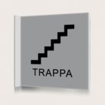 Flaggskylt Trappa 2 Silver 150 x 150 mm