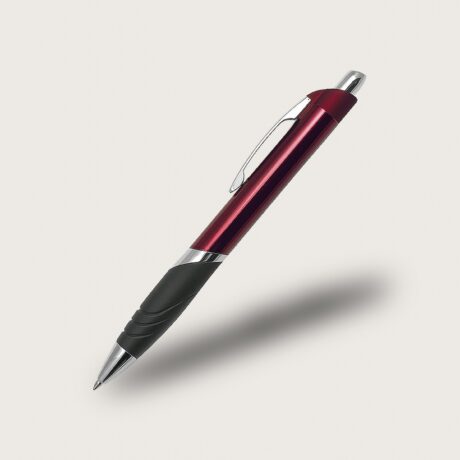 Gravead penna i vinröd färg