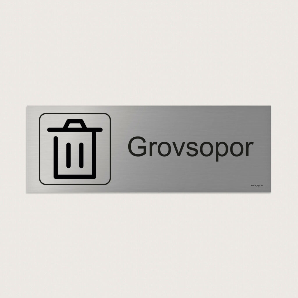 Trivselskylt grovsopor jcgt225