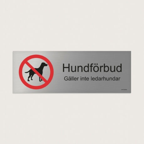 Trivselskylt hundforbud jcgt231