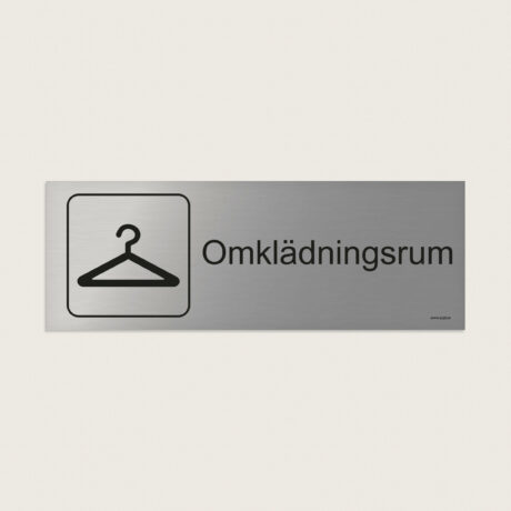 Trivselskylt omkladningsrum jcgt243