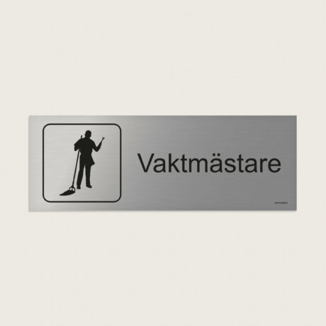 Trivselskylt vaktmastare jcgt278