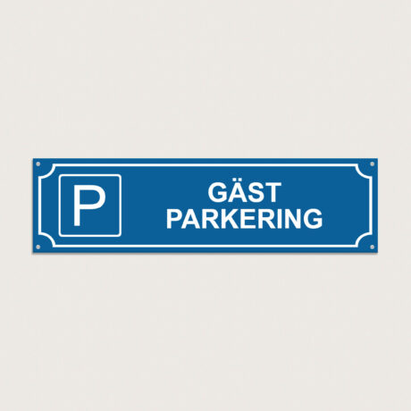 Parkeringsskylt Gästparkering