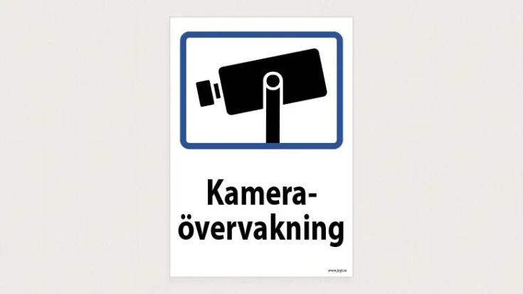 Övervakningsskyltar