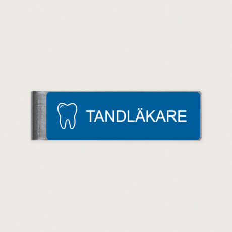 Namnskylt tandläkare