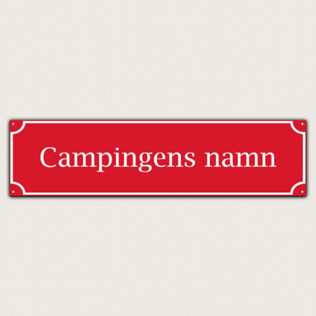 Campingskylt