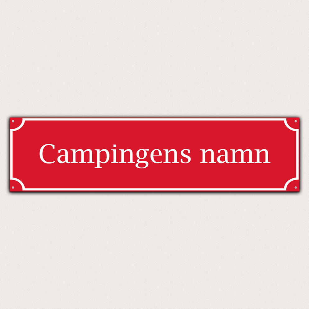 Campingskylt