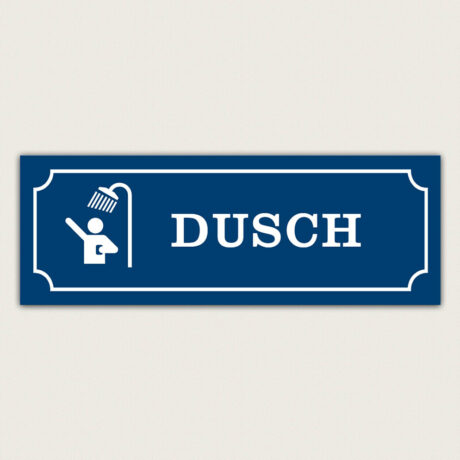Skylt dusch