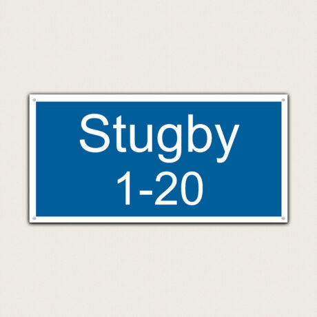 Stugbyskylt