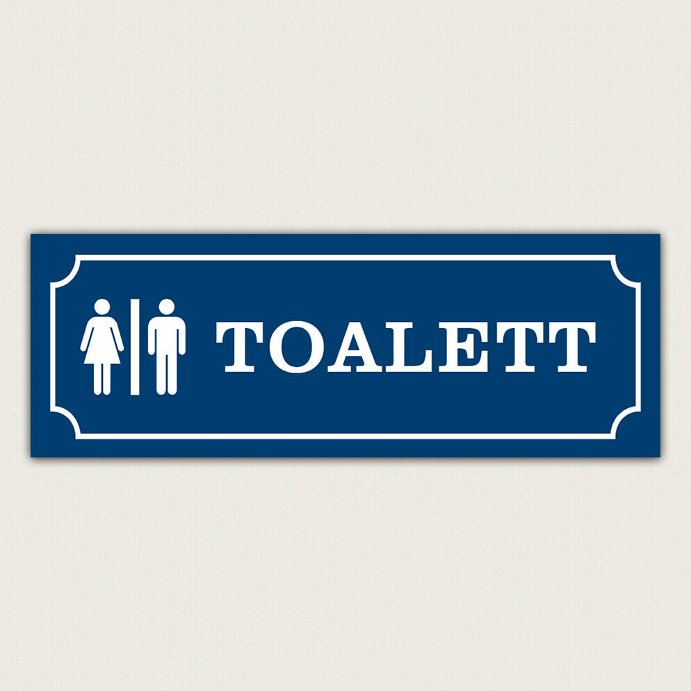 Toalettskylt