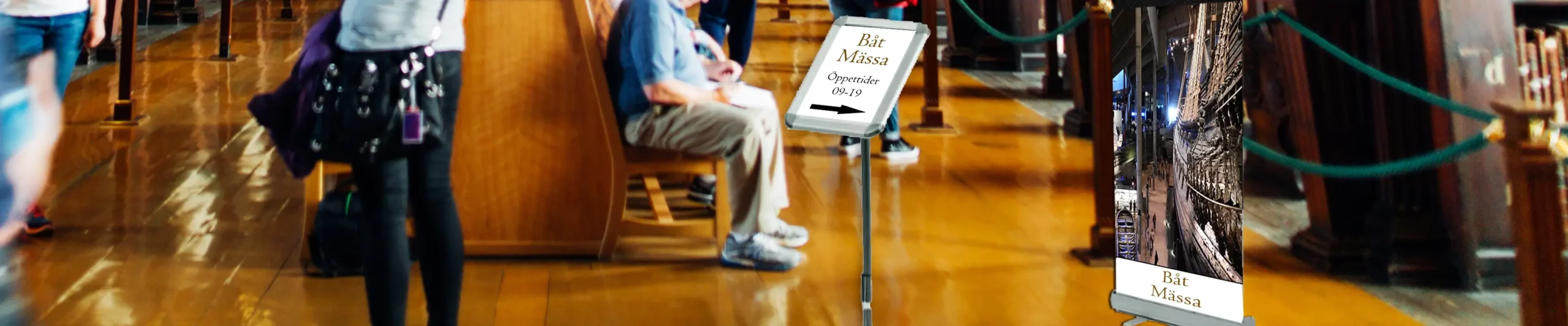 Mässmaterial vid mässa