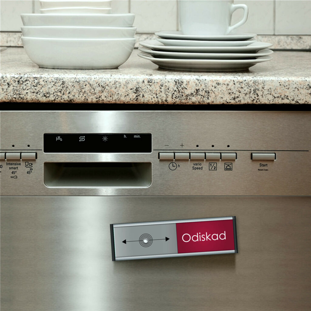 Odiskad skylt 100 x 31 mm