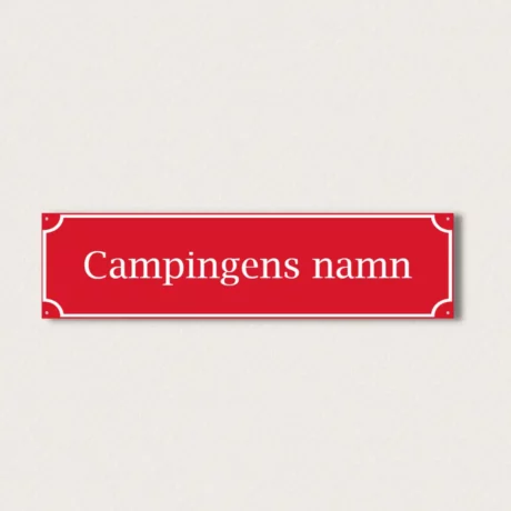 campingskylt miniatyr