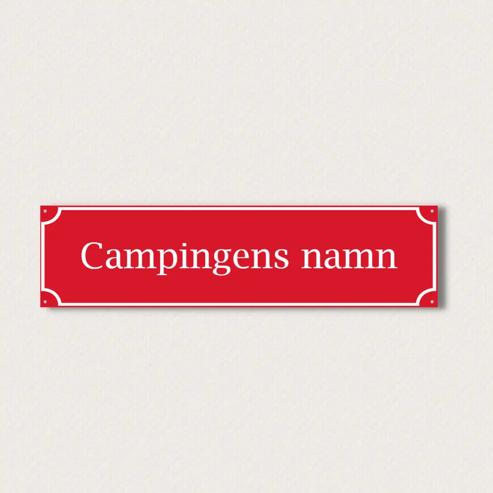 campingskylt miniatyr