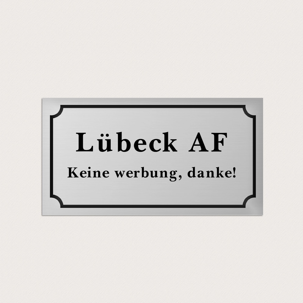 briefkastenschilder-aluminium