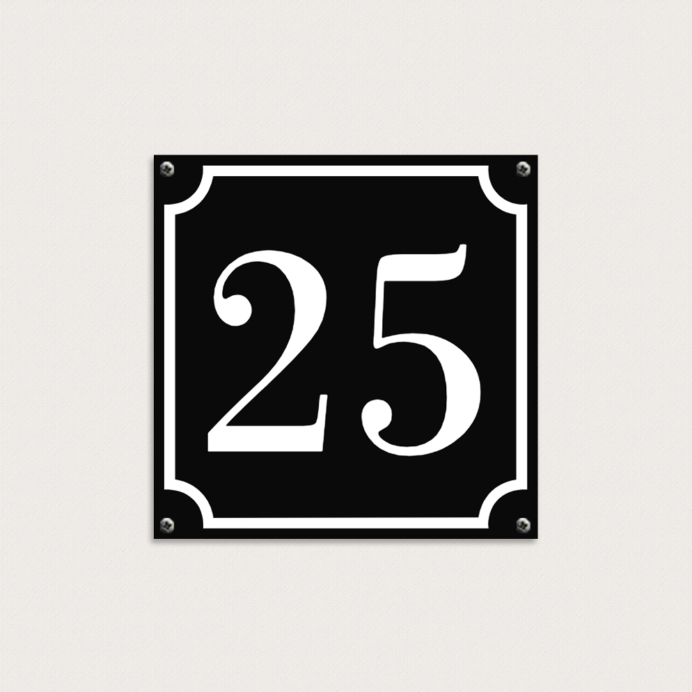 Hausnummerschilder 24