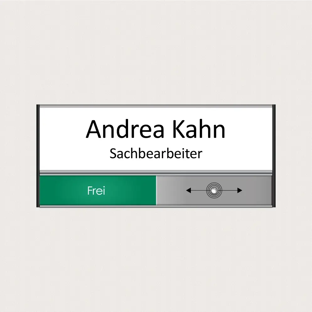 Türschilder büro mit namen