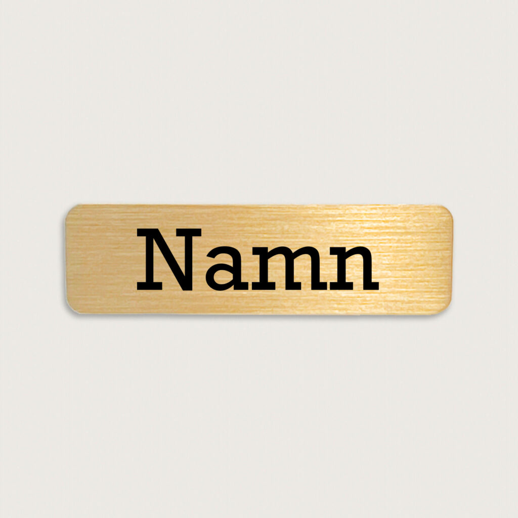 jcgt5240 Namnskylt i mässing 60 x 18 mm