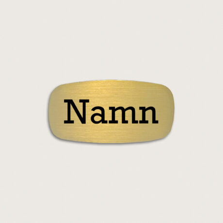 jcgt5222 Namnskylt TV-bricka mässing 62x32mm