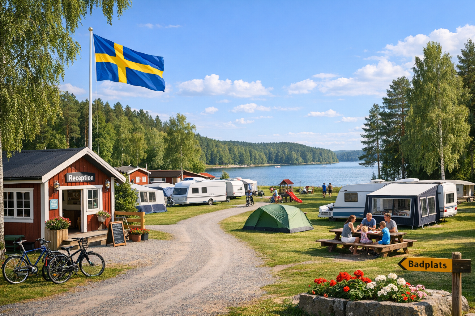 Skapa en välkomnande camping med rätt skyltar.