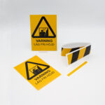 Varning Låg fri höjd monteringskit svängarm - innehåll