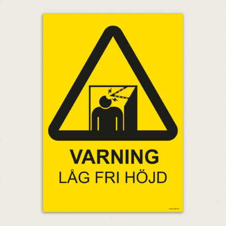 Varning Låg fri höjd monteringskit svängarm, jcgt2505