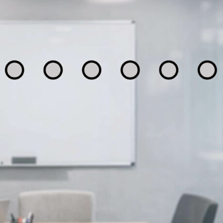 Kontrastmarkering glasparti frostad svart 50mm jcgt5407